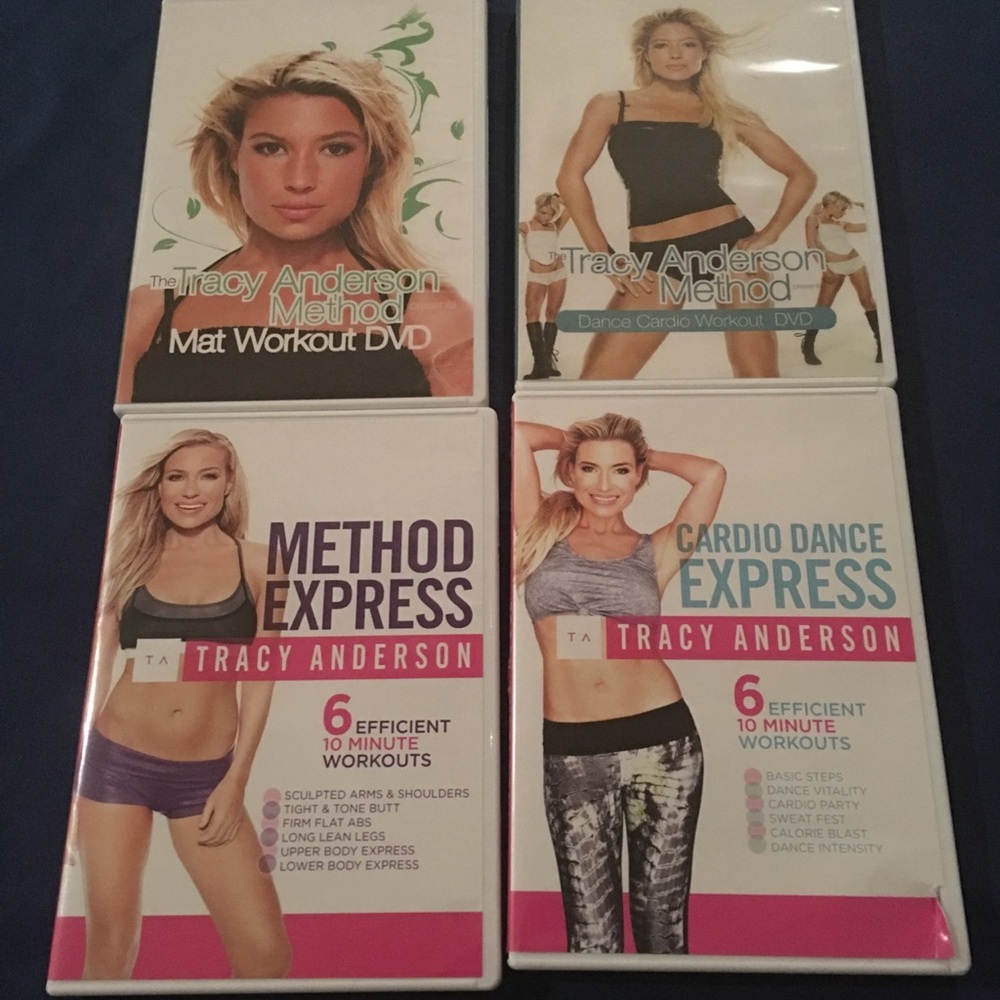 Set of Tracy Anderson dvd workouts